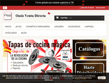 Tablet Screenshot of oasisventadirecta.com